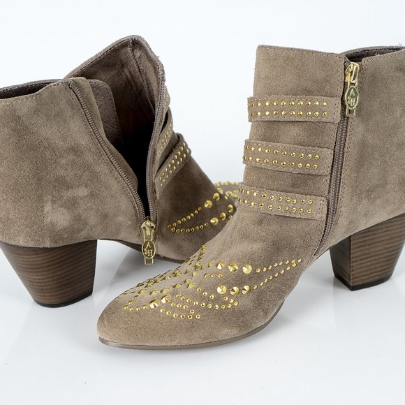 NWT ASH Studded  suede booties - sz 40 - Picture 6 of 7